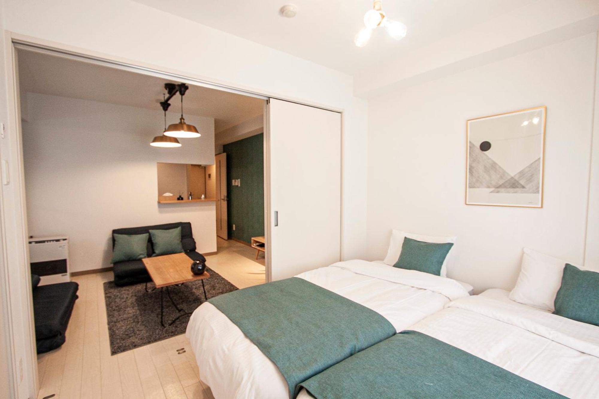 Tsubaki Garden Apartman Szapporo Szoba fotó