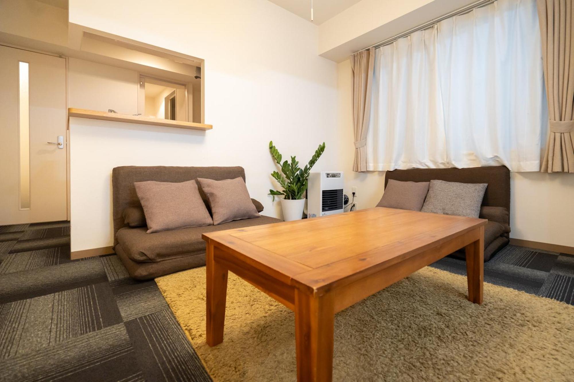 Tsubaki Garden Apartman Szapporo Szoba fotó